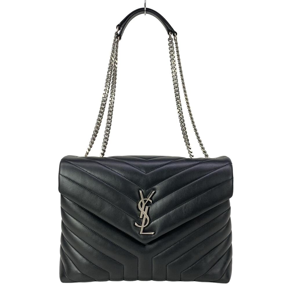 Saint Laurent PARIS Monogram Loulou Shoulder Bag 574946